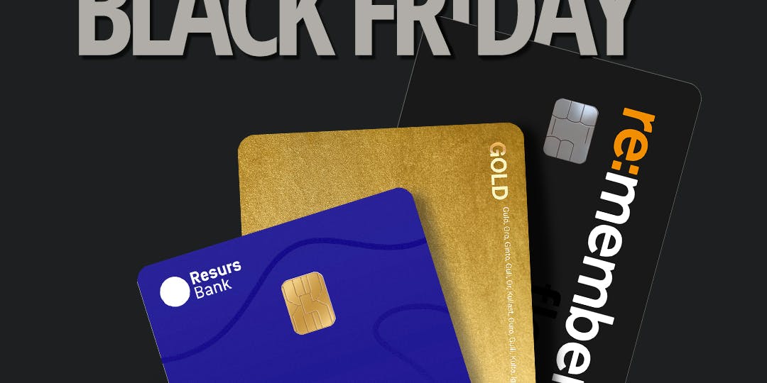 Få ut det mesta av Black Friday med ditt kreditkort