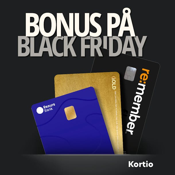 Få ut det mesta av Black Friday med ditt kreditkort