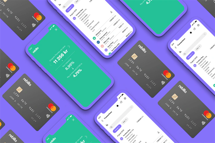 Rebilla-kort med app