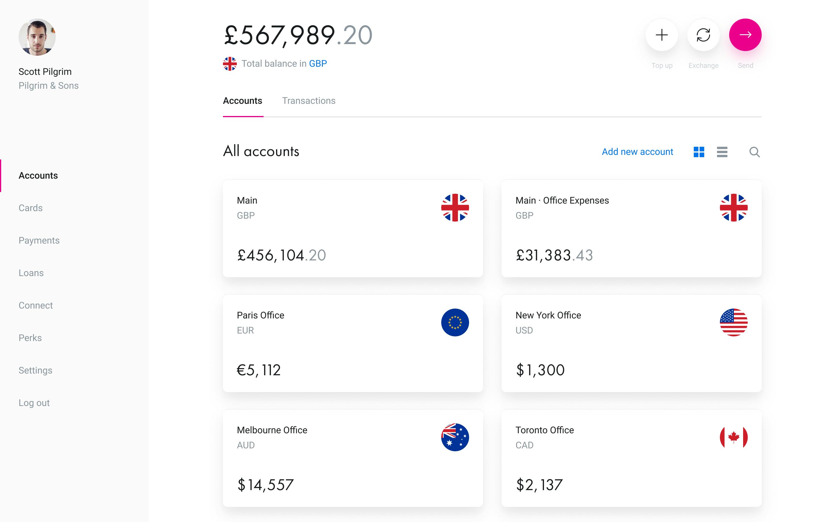 Revolut Business anslagstavla