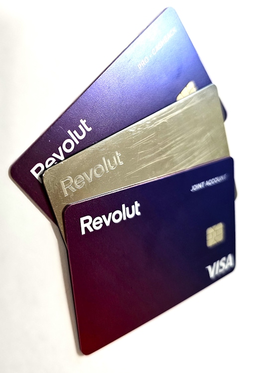 Foto meiner Revolut Karten