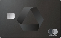 Eine schicke schwarze Kreditkarte mit Commerzbank Logo von Mastercard.