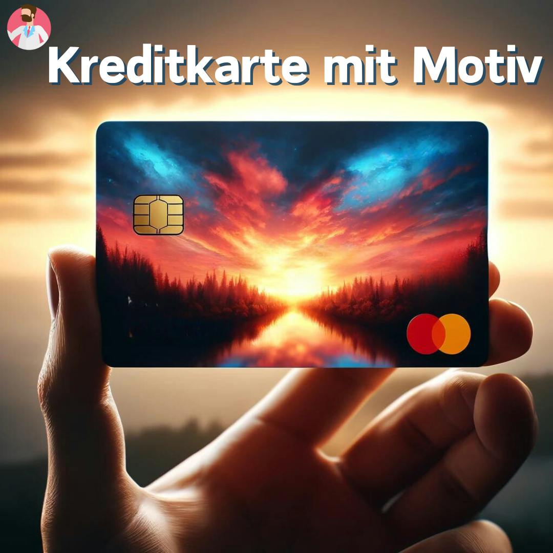 Kreditkarte mit Motiv