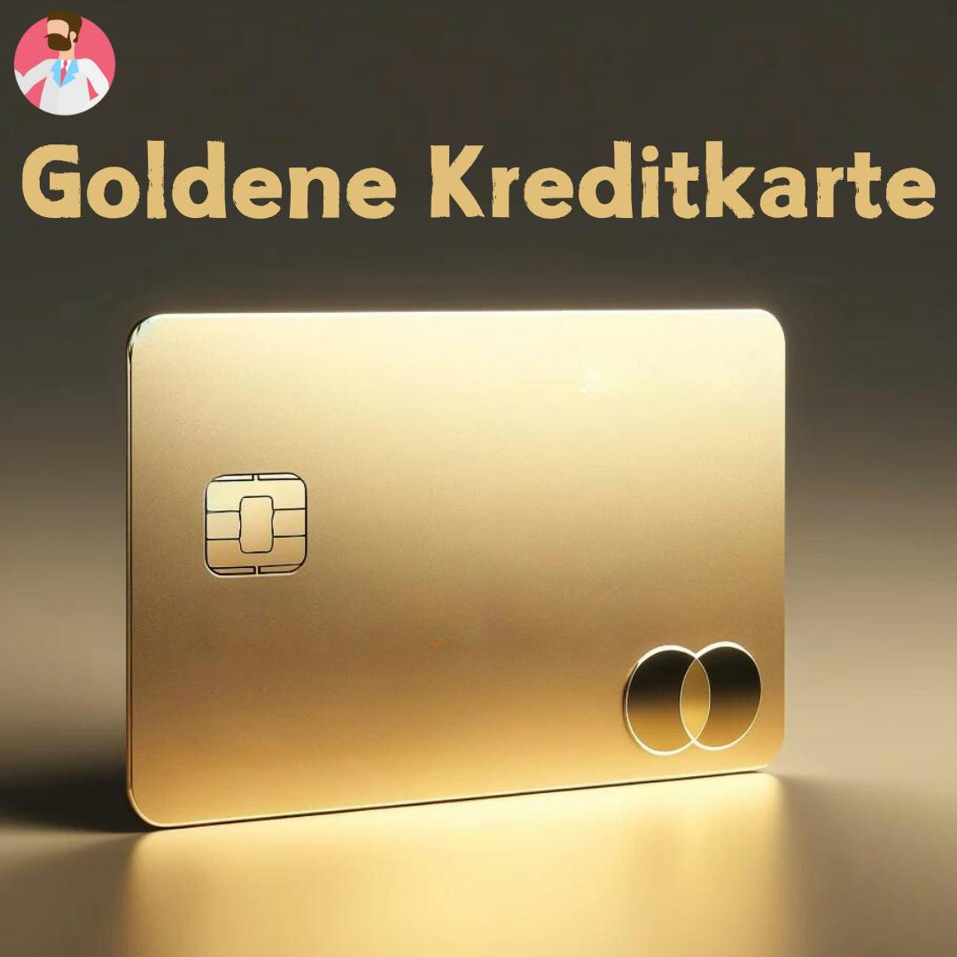 Goldene kreditkarte