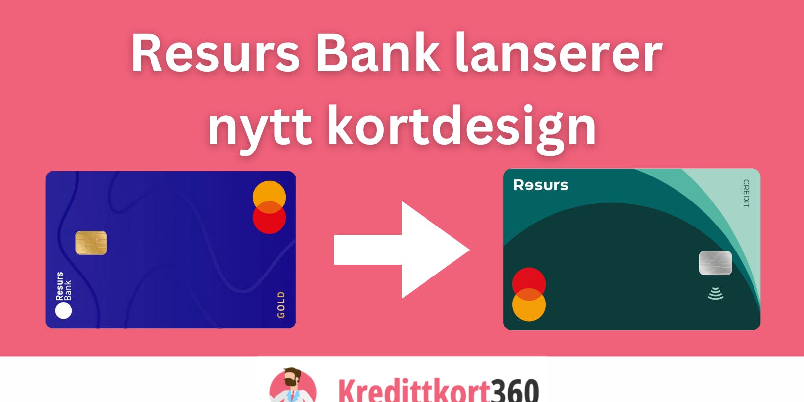 Resurs Bank lanserer nytt kortdesign