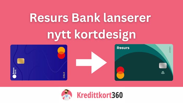 Resurs Bank lanserer nytt kortdesign