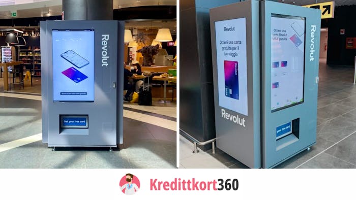 Revolut deler ut gratis bankkort i egne kortautomater