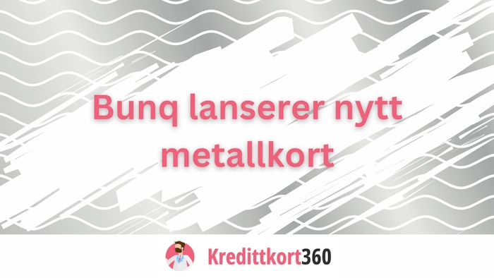 Bunq lanserer nytt metallkort