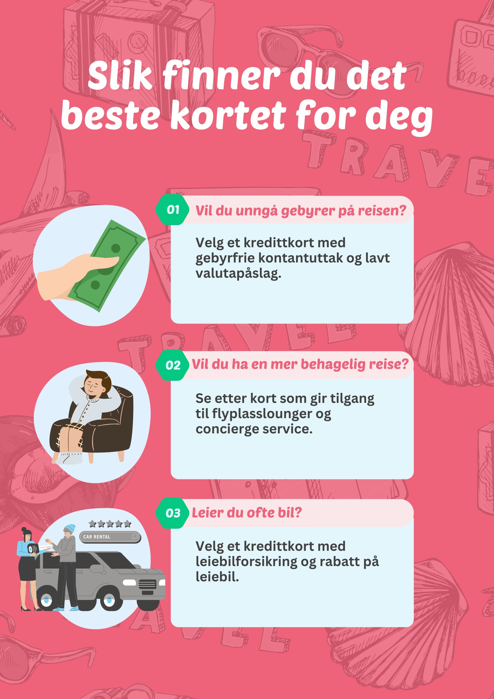 Slik finner du det beste kortet for reise