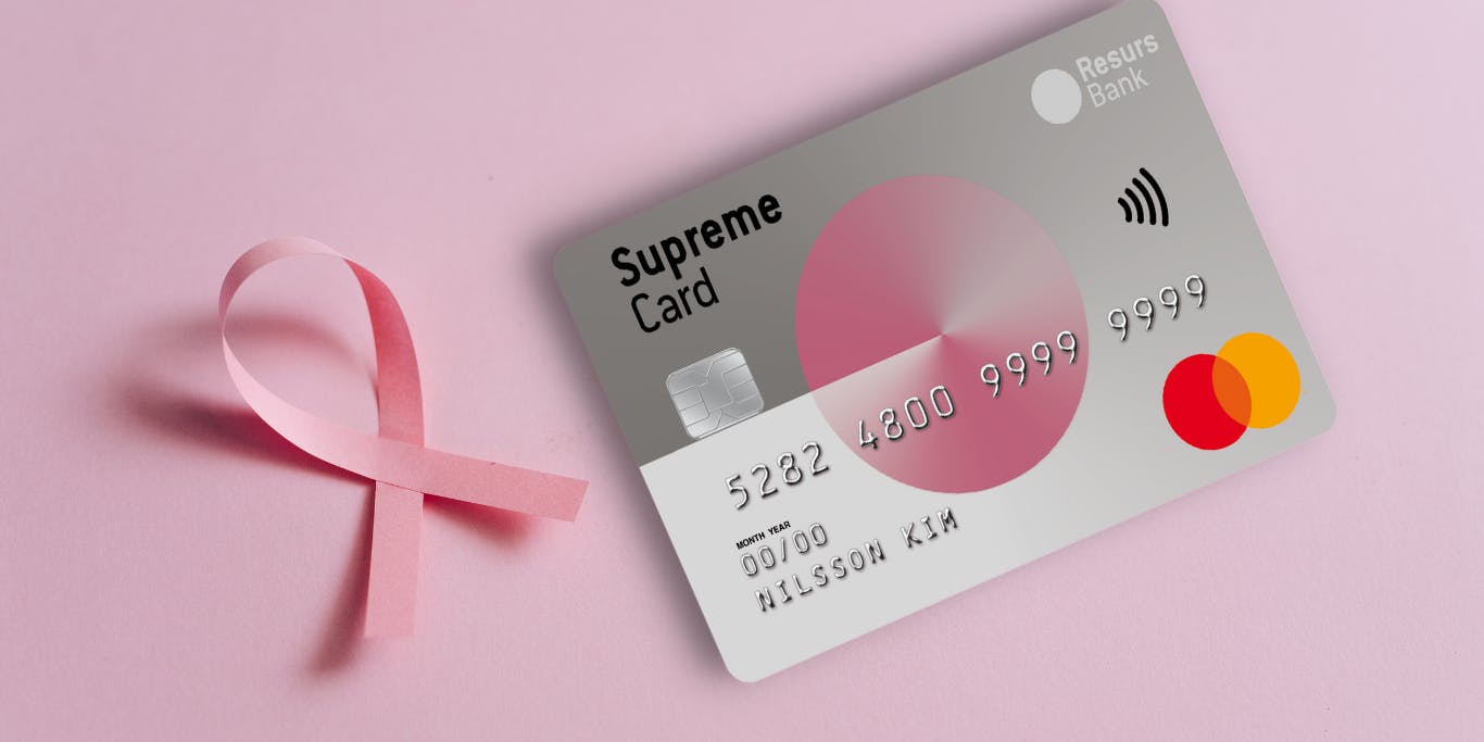Stötta Cancerfonden med Supreme Card Woman
