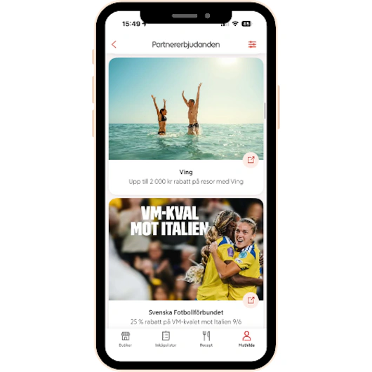 Köp hos partners ger stammispoäng