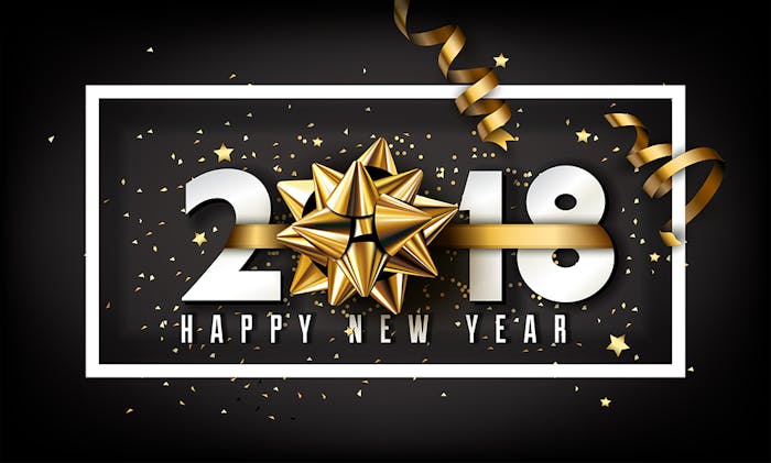 Gott nytt år 2018.