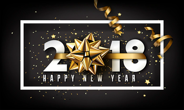 Gott nytt år 2018.