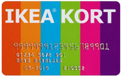 Ikea kort minibank Ikea kort minibank