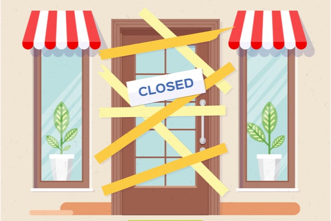 Mellan 6 000 och 10 000 butiker kan komma att behöva stänga fram till år 2030, spår Svensk Handel. Foto: Dim Tik/Shutterstock.com