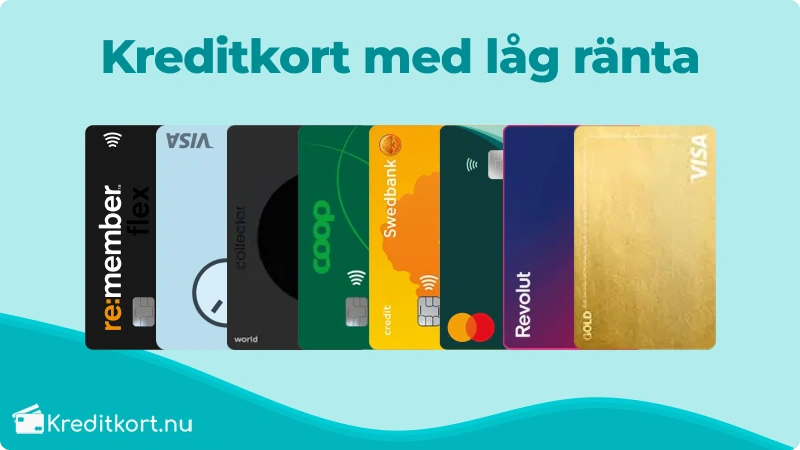 Kreditkort med låg ränta