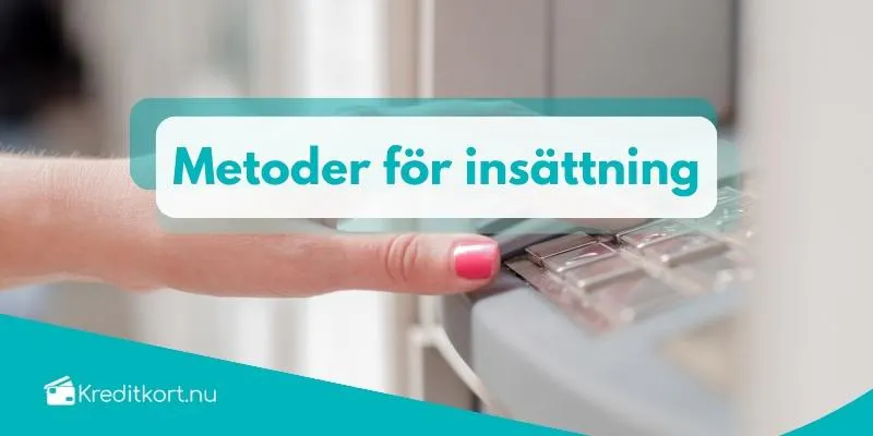 Sätta in pengar på kort