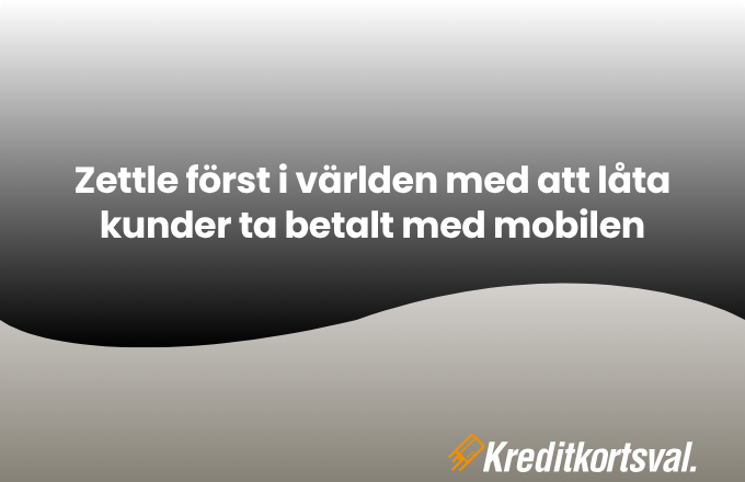 Zettle betala med mobilen