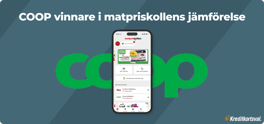 Bästa matbonusen: Coop har bäst matbonus enligt Matpriskollens undersökning
