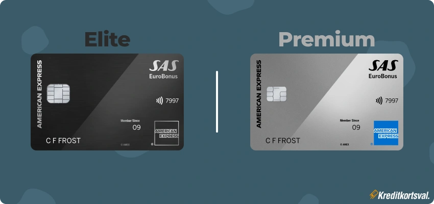 SAS Amex Elite vs SAS Amex Premium: Vilket kort bör du välja?