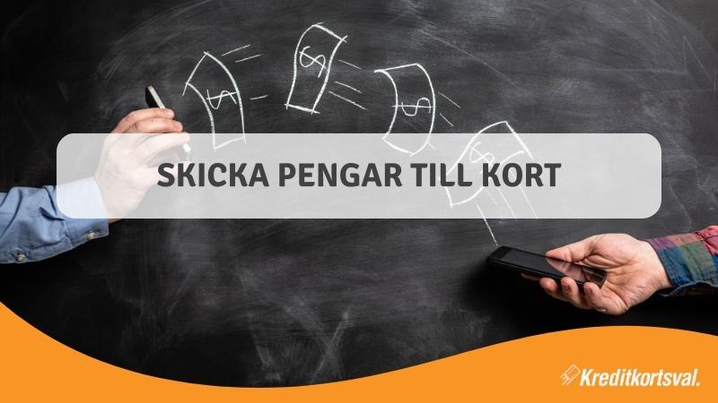 Skicka pengar till kort