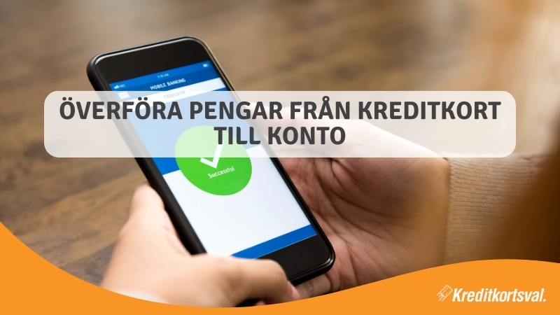 Överföra pengar från kreditkort till konto – Saldoöverföring