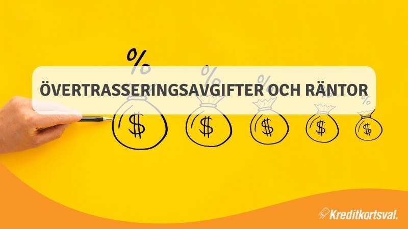 Övertrasseringsränta och övertrasseringsavgift