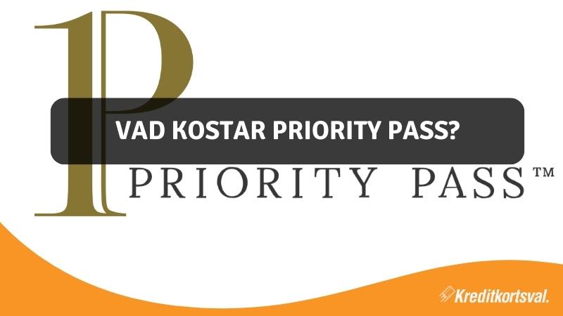 Vad kostar Priority Pass?