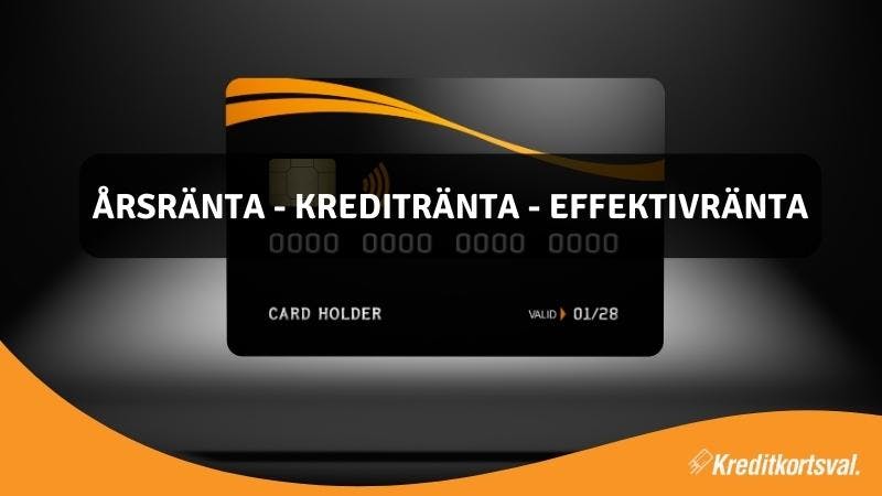 Hur fungerar ränta på kreditkort