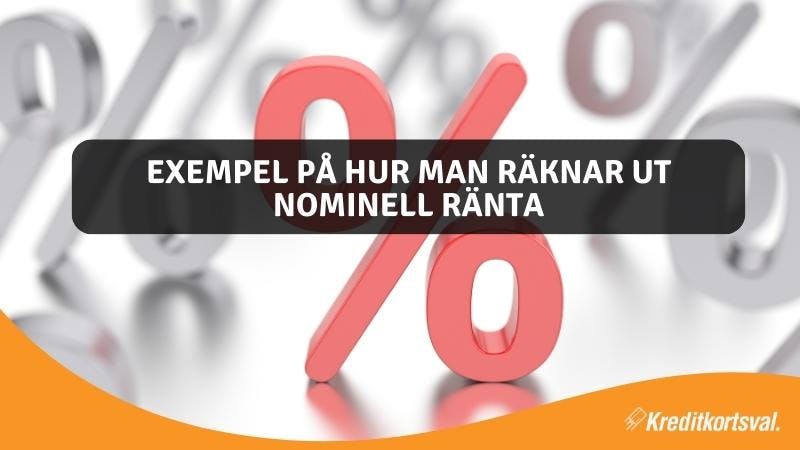 Beräkna nominell ränta