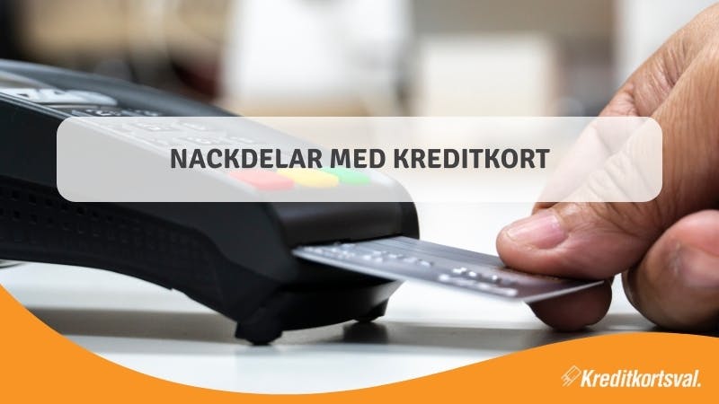 Nackdelar kreditkort
