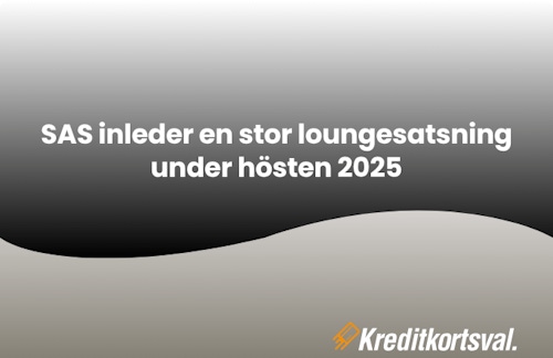 SAS loungesatsning 2025