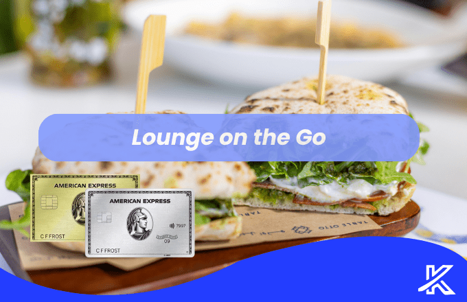 Lounge on the go Amex