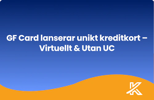 GF Card kreditkort lanseras på marknaden