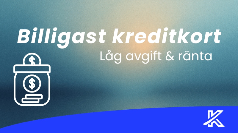 Billigaste kreditkortet