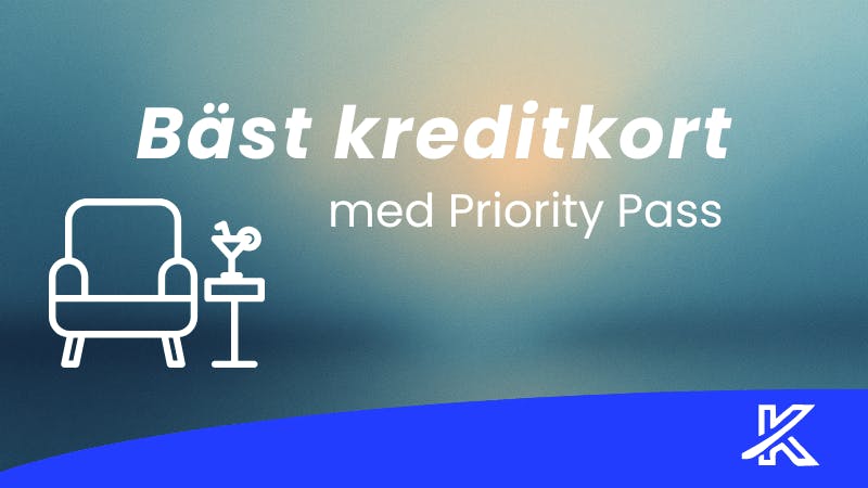 Kreditkort med Priority Pass