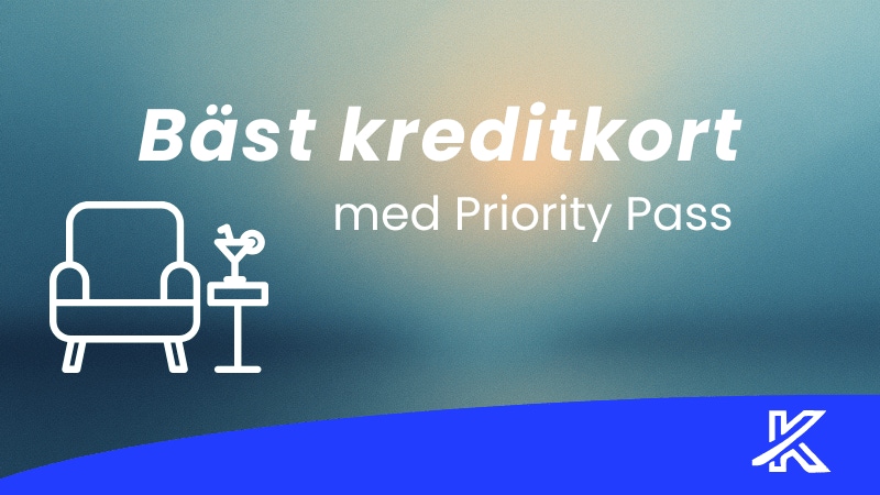 Kreditkort med Priority Pass