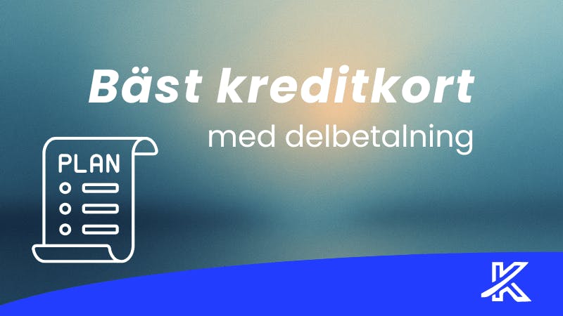 kreditkort räntefri delbetalning