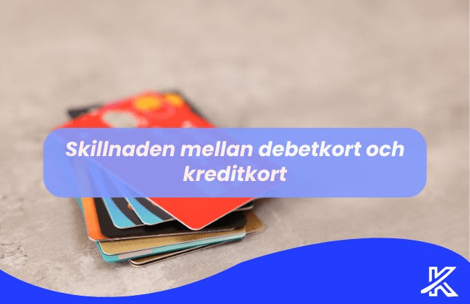 Bankkort vs. kreditkort skillnad