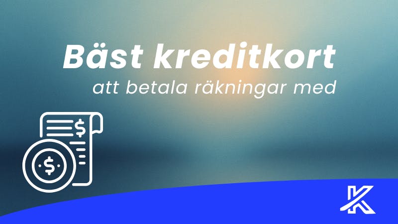 Betala räkningar med kreditkort