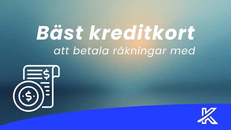 Betala räkningar med kreditkort