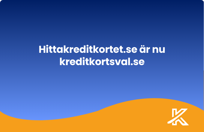 Hittakreditkortet blir kreditkortsval