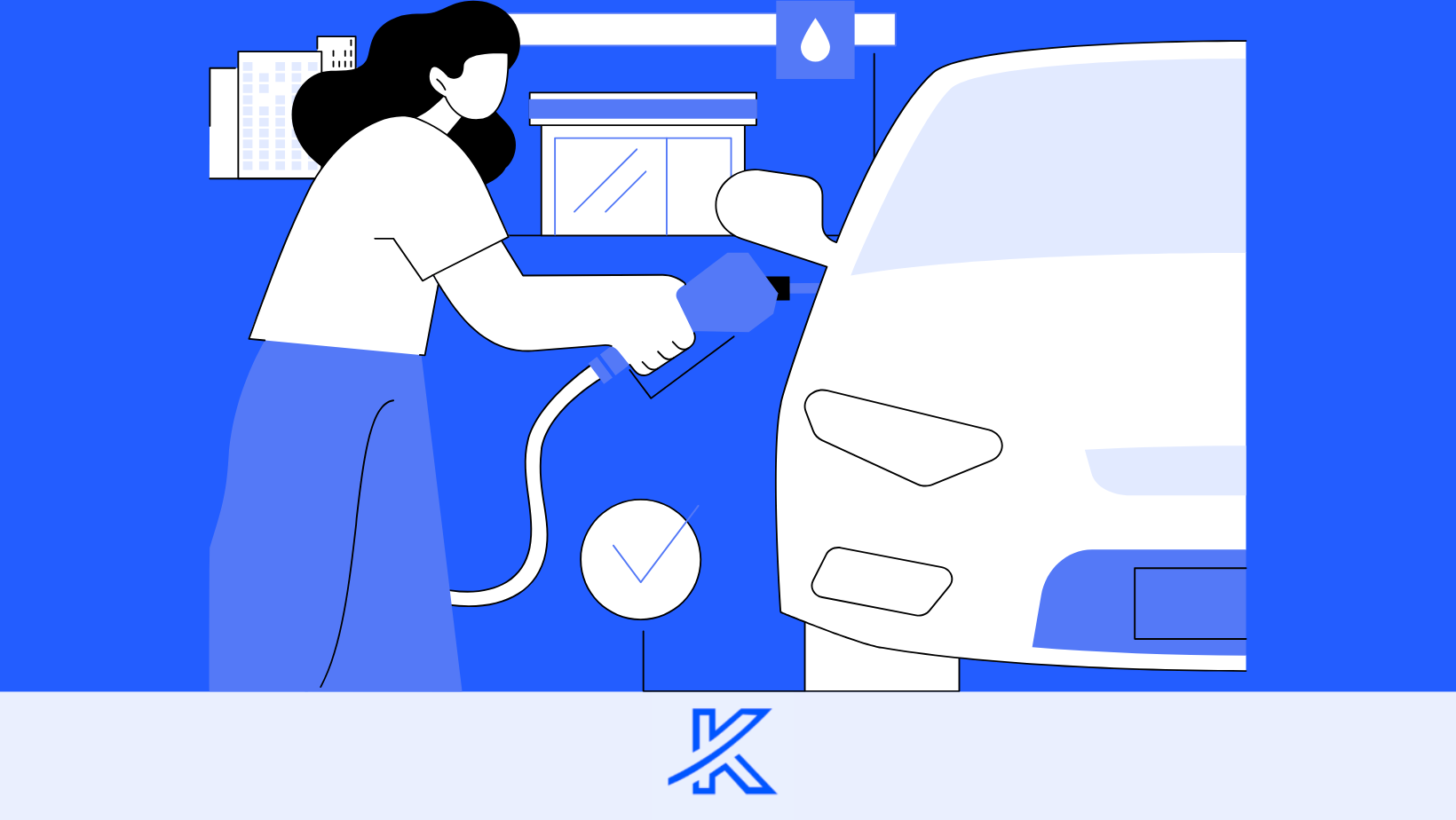 Bruk kredittkort når du fyller drivstoff