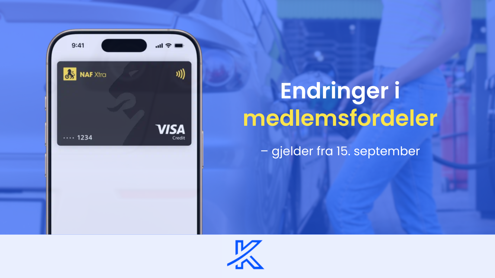 NAF Xtra endrer fordeler fra 15.september