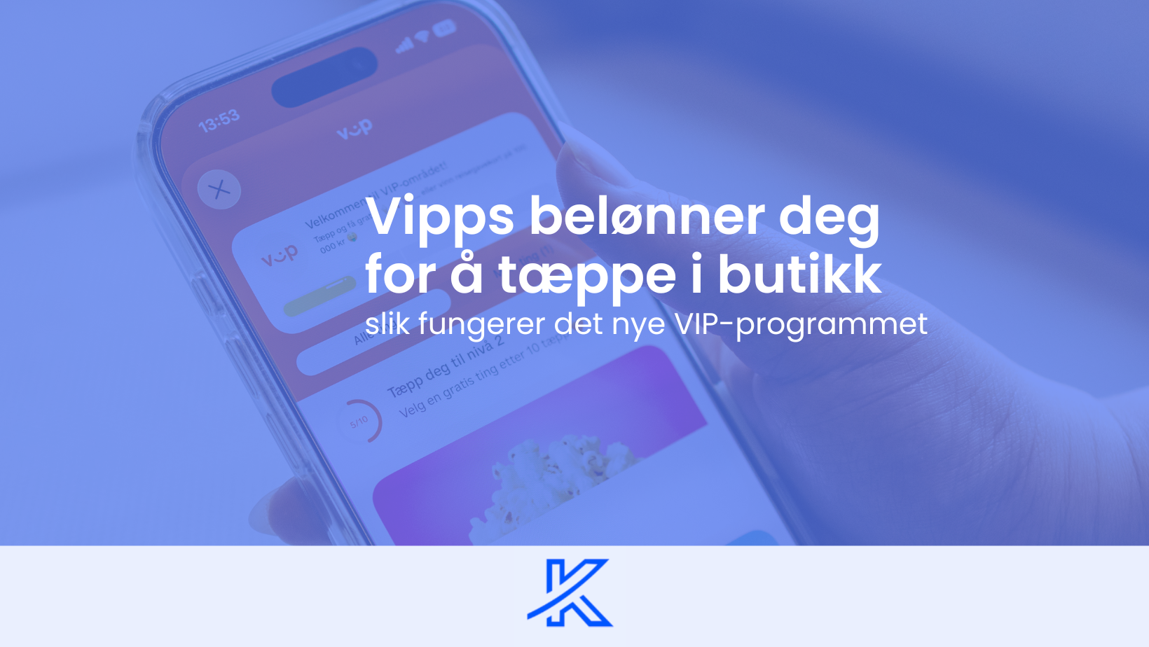 Vipps belønner deg for å tæppe i butikk