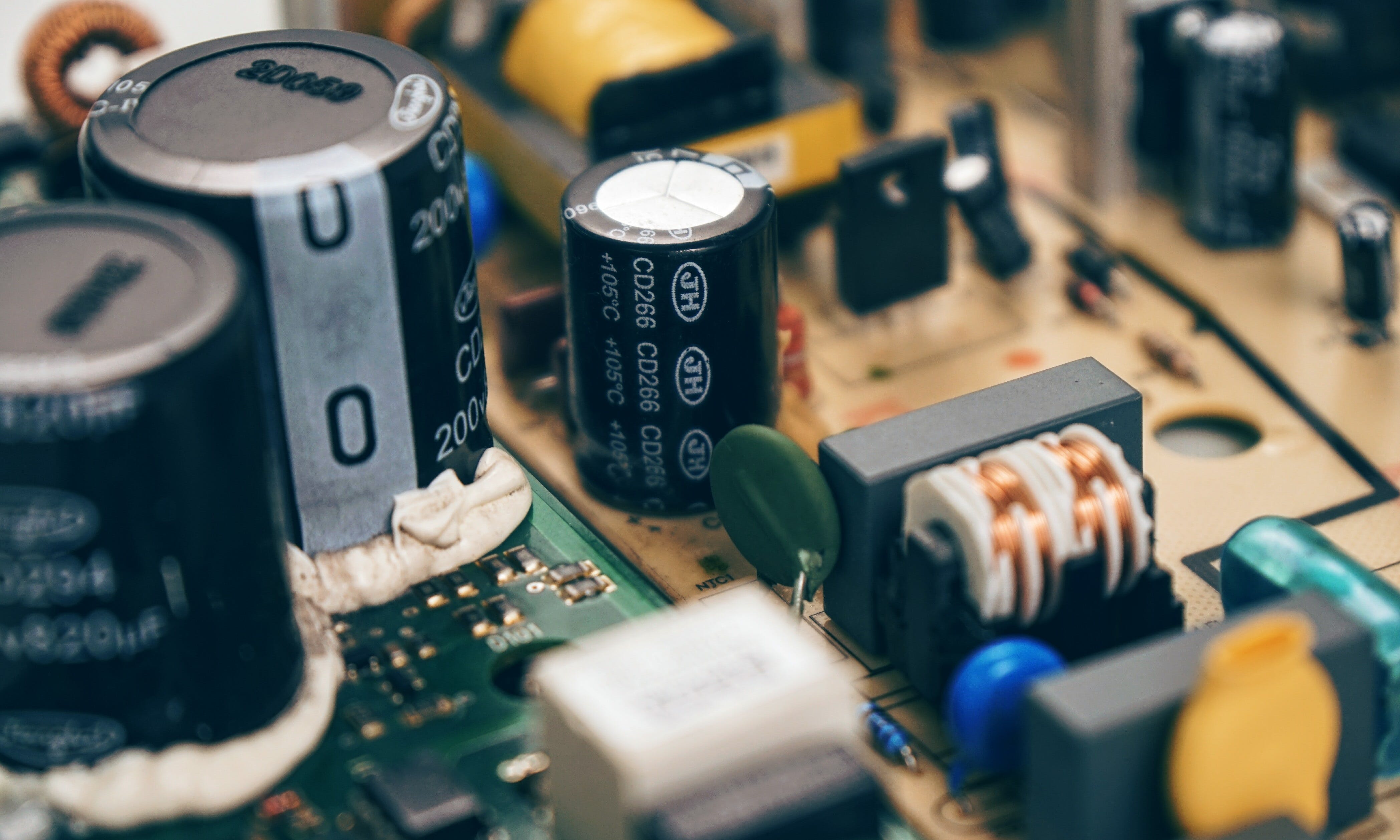 Pic of electronic parts and devices