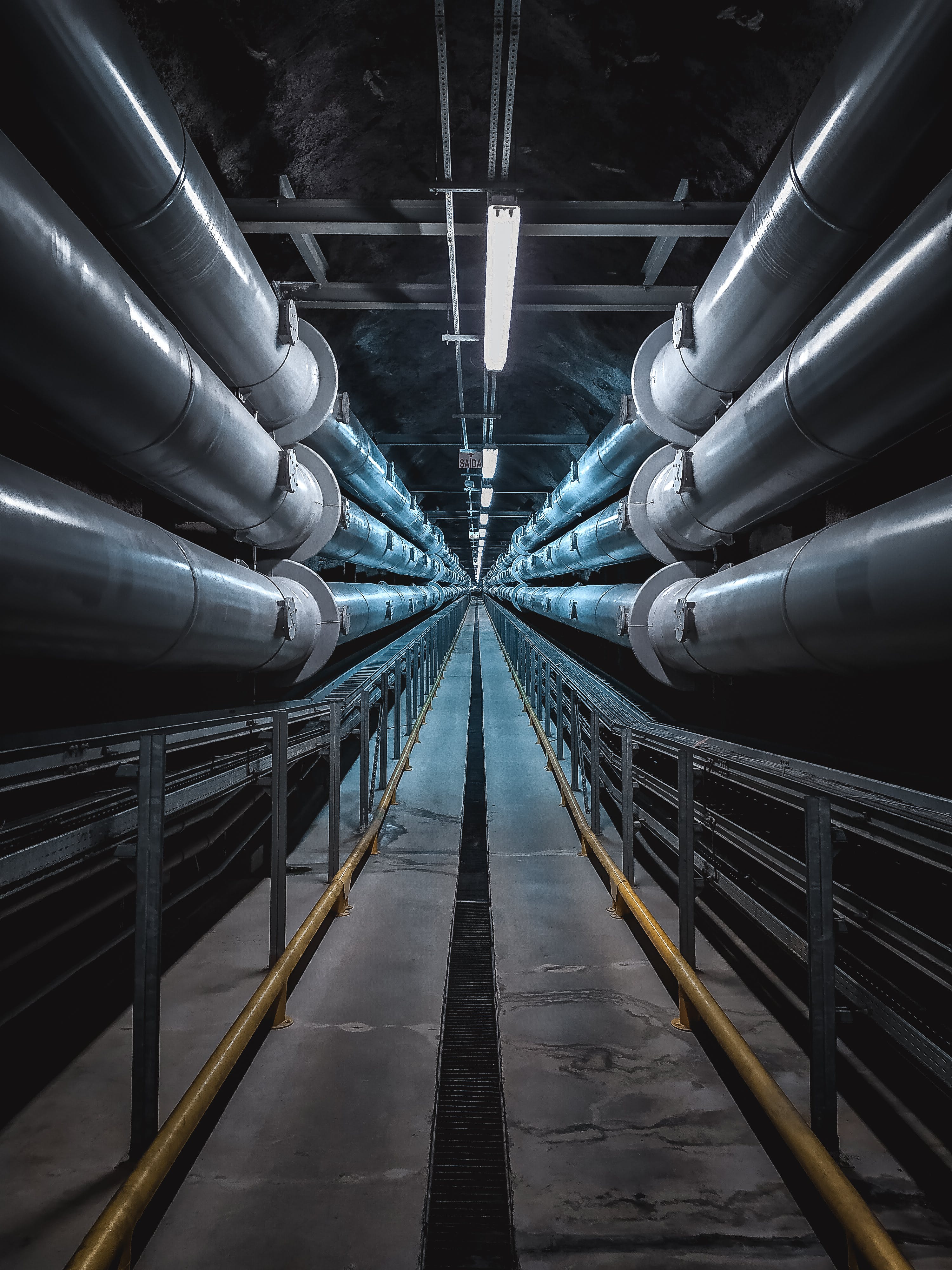 Rolled up steel materials in a steel industry pic