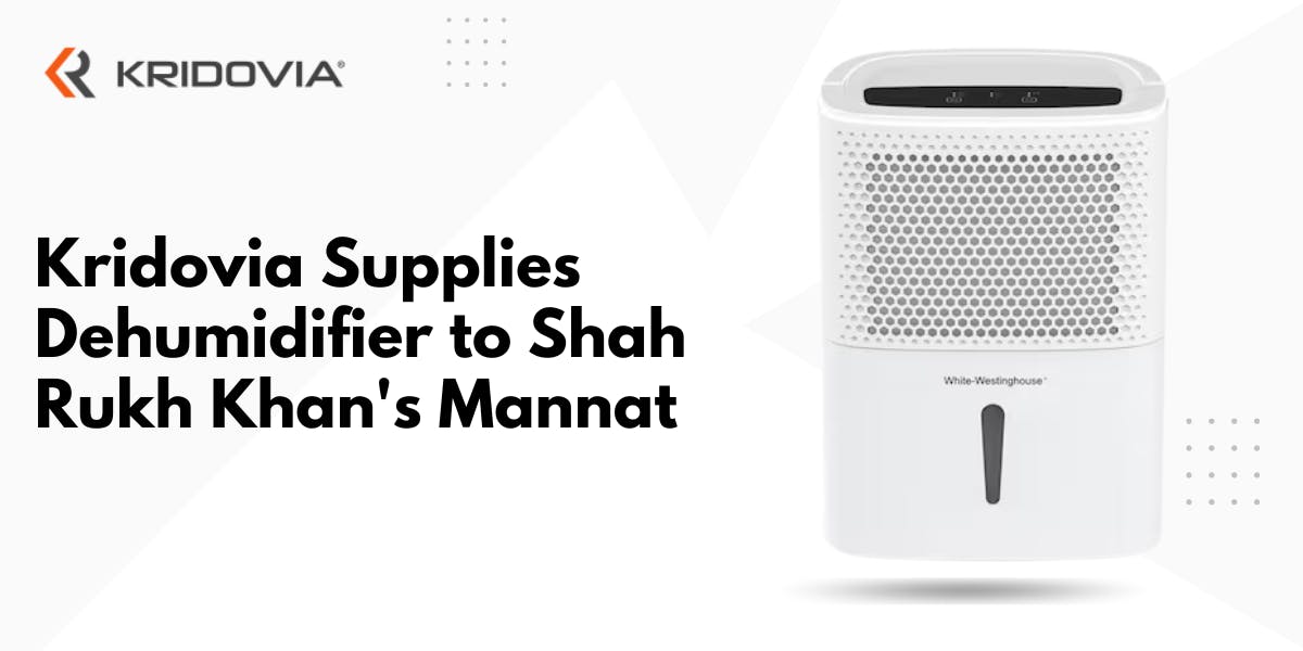 Kridovia Supplies Dehumidifier to Shah Rukh Khan's Mannat