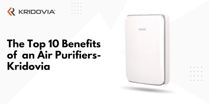 The Top 10 Benefits of  an Air Purifiers - Kridovia blog poster