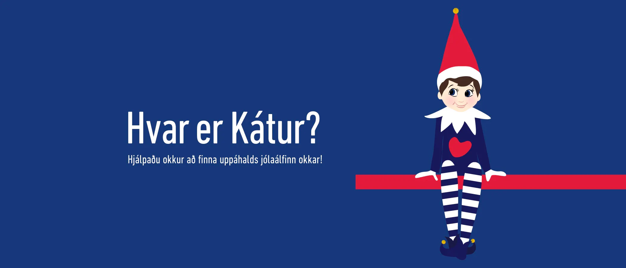 Hvar er jólálfurinn í Kringlunni?